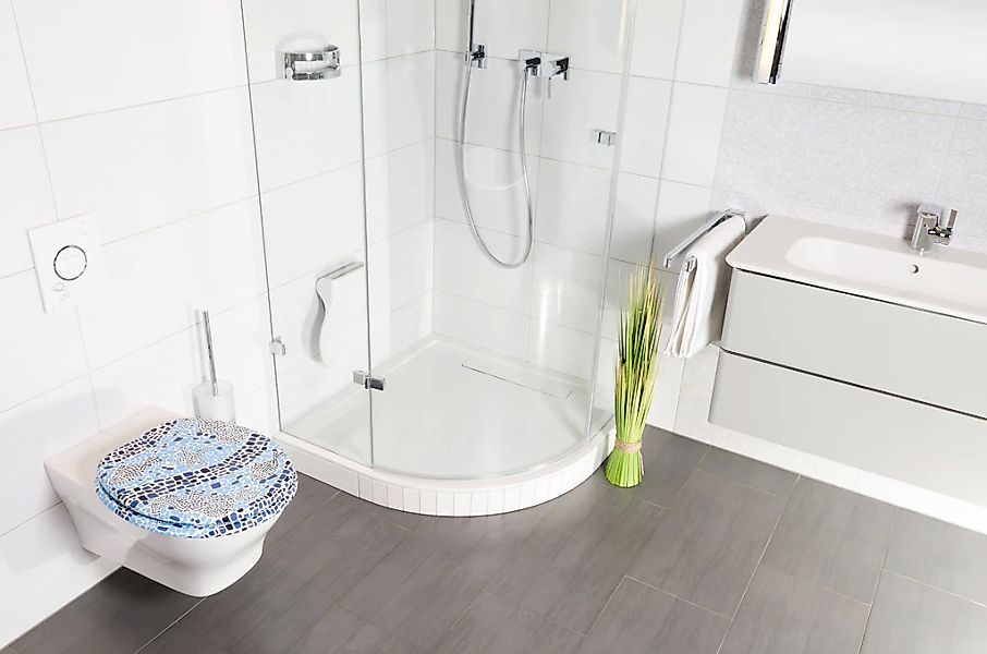 Sanilo WC-Sitz »Mosaic World«, mit Absenkautomatik günstig online kaufen