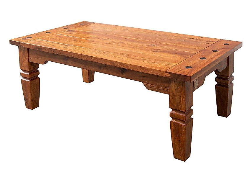 Massivmoebel24 Couchtisch OXFORD (Couchtisch Akazie 135x75x40 günstig online kaufen