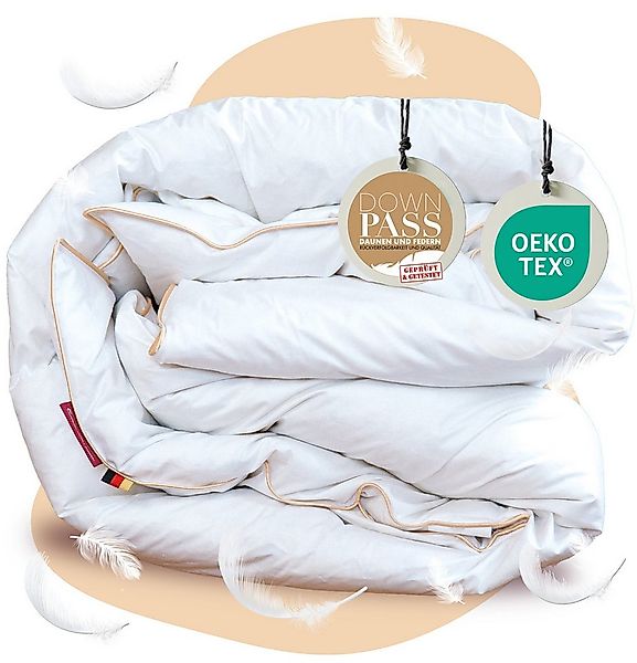 EVAN BROWNS Federbettdecke Bettdecke mit 90% Federn und 10% Daunen - Feder günstig online kaufen