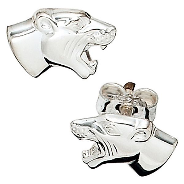 SIGO Ohrstecker Raubkatze 925 Sterling Silber rhodiniert Ohrringe Silberohr günstig online kaufen