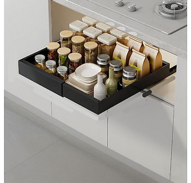 GarveeMore Küchenorganizer-Set 32-52CM Expandierbarer Ausziehbarer Schrank günstig online kaufen