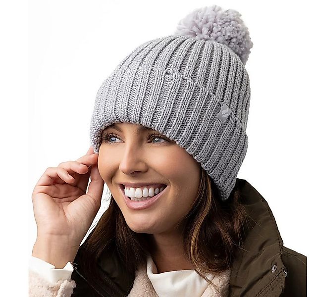 Heat Holders Bommelmütze Damen Mütze warm mit Pom Pom günstig online kaufen