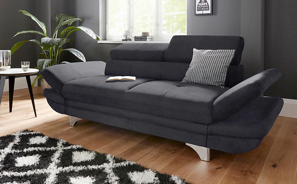 COTTA 2-Sitzer "Enterprise", Big-Sofa, mit Armteilverstellung & Kopfteilver günstig online kaufen