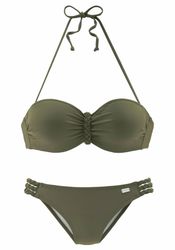 Buffalo Bügel-Bandeau-Bikini trendiger Look, mit abnehmbaren Trägern, mit g günstig online kaufen