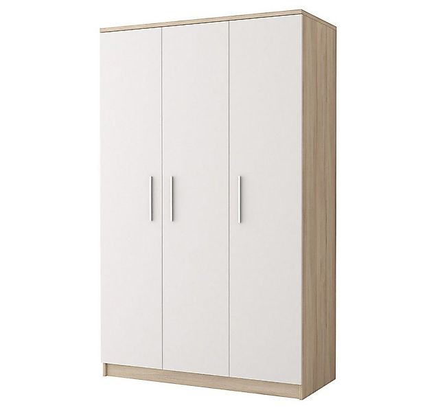 MOEBLO Drehtürenschrank MARSALA 3D (3-türiger Kleiderschrank für Schlafzimm günstig online kaufen