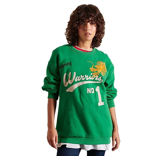 Superdry Collegiate Crew Sweatshirt XS-S Oregon Green günstig online kaufen