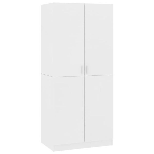 vidaXL Kleiderschrank Kleiderschrank Weiß 8052180 cm günstig online kaufen