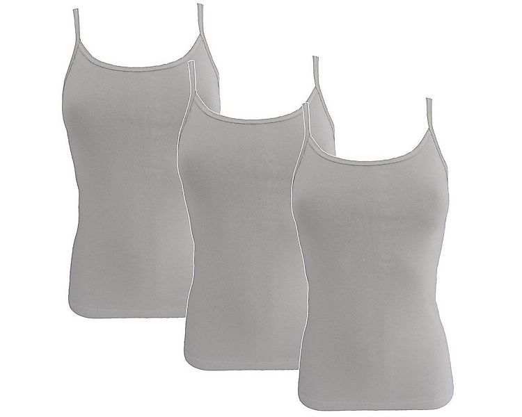 HERMKO Achseltop 1560 Träger Top, Bio-Baumwolle, Spaghettiträger, Shirt, Ba günstig online kaufen