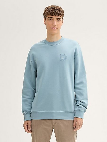 TOM TAILOR Denim Sweatshirt Pullover mit Rundhalsausschnitt günstig online kaufen