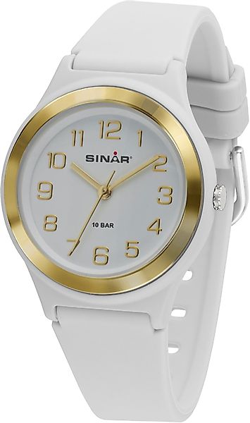 SINAR Quarzuhr XB-48-0, Armbanduhr, Damenuhr,Jugendliche, Silikonarmband, günstig online kaufen