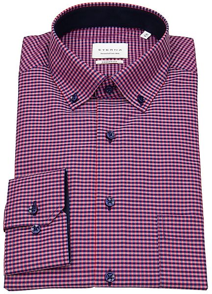 Eterna Karohemd Modern Fit leicht tailliert günstig online kaufen