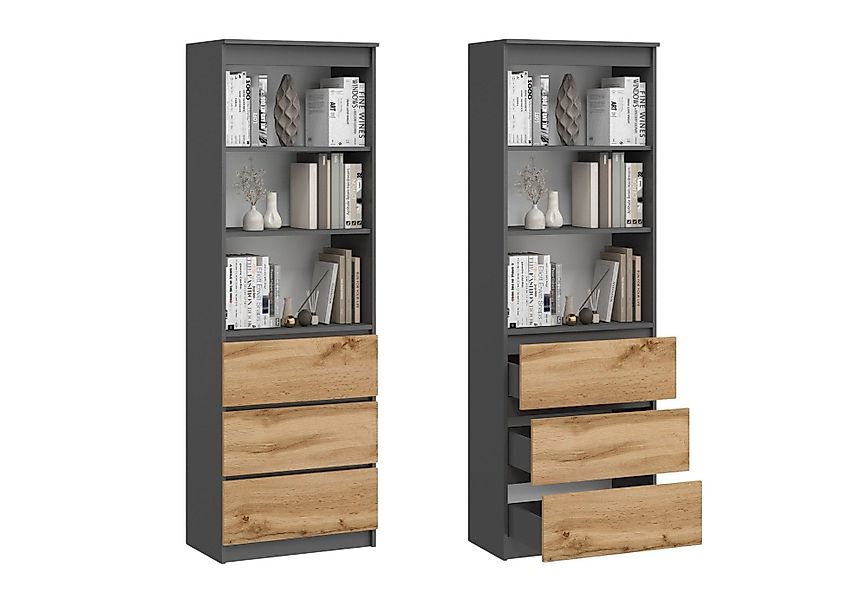 Home Collective Aktenregal mit 3 Schubladen günstig online kaufen