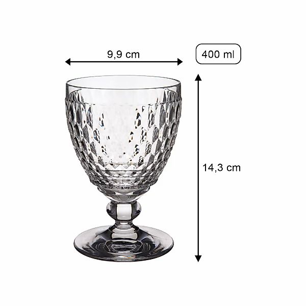 Villeroy & Boch Glas »Wassergläser Boston Coloured 400 ml 4er Set« günstig online kaufen