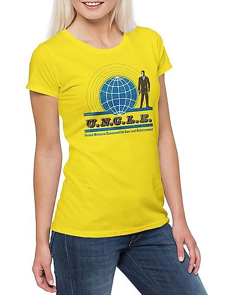 Urban Backwoods Print-Shirt U.N.C.L.E. Damen T-Shirt United TV Network Comm günstig online kaufen