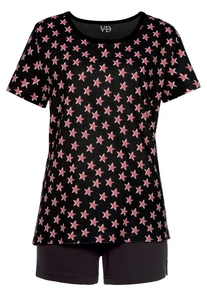 Vivance Dreams Shorty mit Sternchen-Druck günstig online kaufen