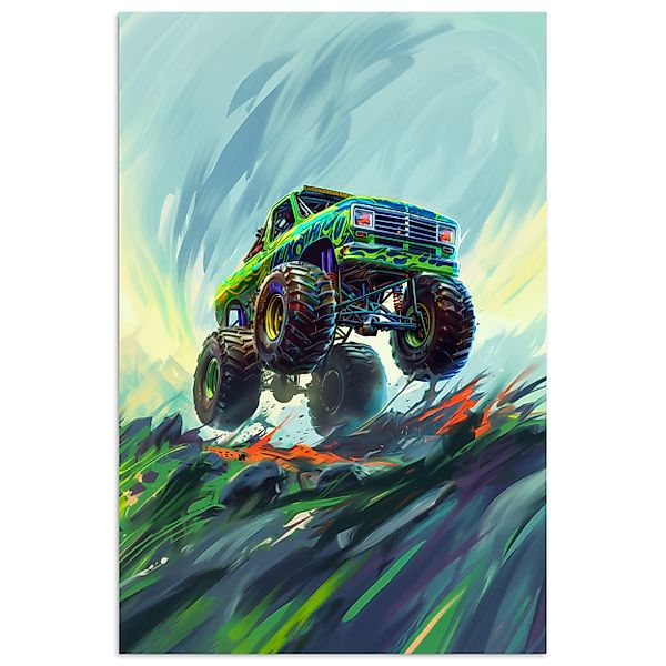 MuchoWow Poster Monstertruck - Auto - günstig online kaufen