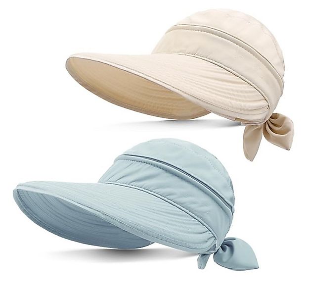Coonoor Sonnenhut 2-in-1 Sonnenhut für Damen, Sonnenschutz Strandhut Abnehm günstig online kaufen