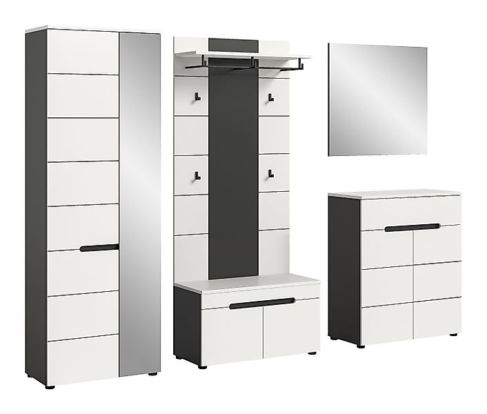 xonox.home Garderoben-Set, (5tlg. Set inkl. Garderobenschrank, günstig online kaufen