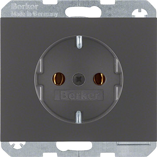 Berker SCHUKO-Steckdose anthrazit matt, lack 41157006 günstig online kaufen