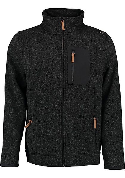 OS Trachten Strickfleecejacke Nucku Outdoorjacke mit Stehkragen und Brustta günstig online kaufen