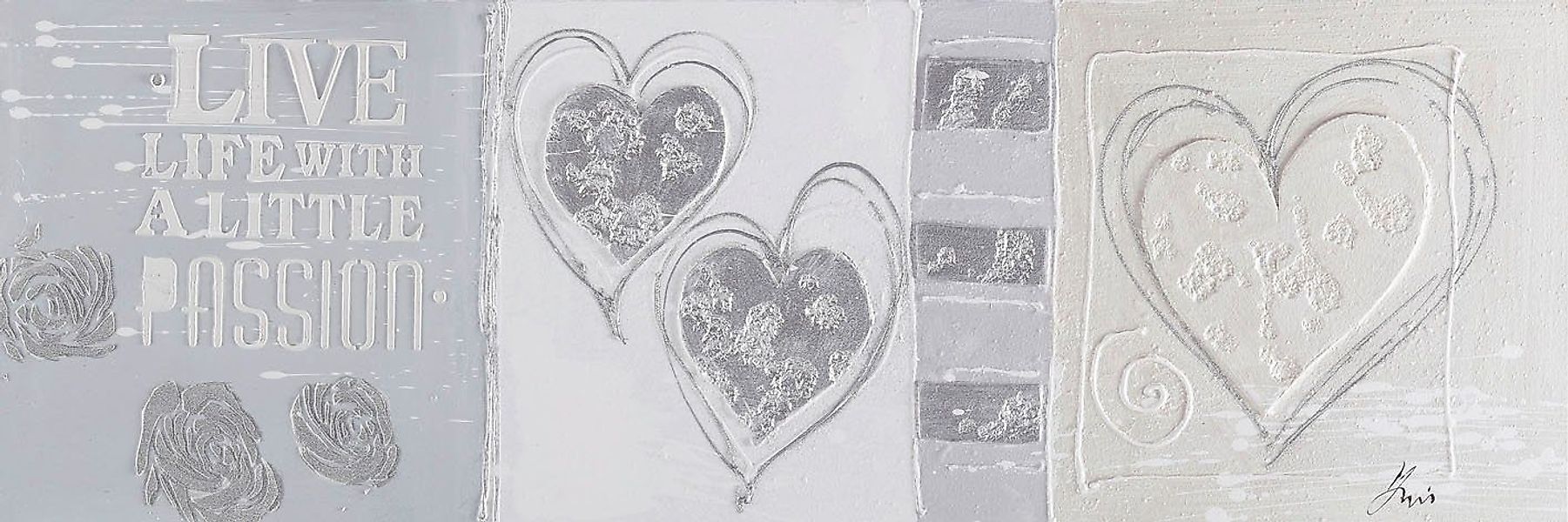 Bönninghoff Ölbild Ölgemälde, Herzmotiv, (1 St), günstig online kaufen