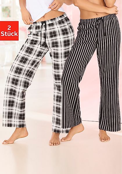 Vivance Dreams Pyjamahose (Packung, 2-teilig) Mit günstig online kaufen