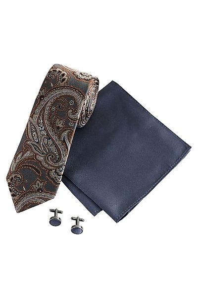 Next Krawatte Krawatte, Einstecktuch und Manschettenknöpfe günstig online kaufen