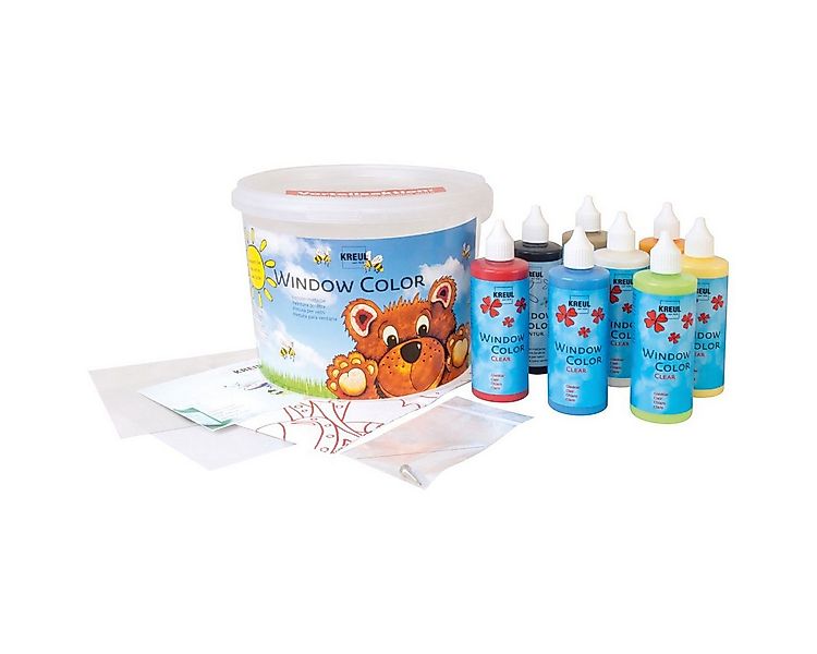 C. KREUL Wasserfarbe KREUL Window Color Set 8x 125ml günstig online kaufen