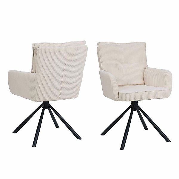 OTTO home Esszimmerstuhl "Les Choux" () 2 Stk.gepolsterte Rückenlehne, Arml günstig online kaufen