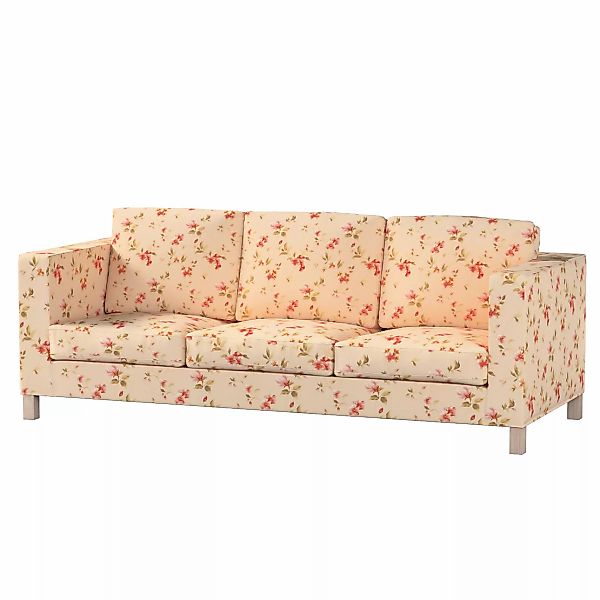 Bezug für Karlanda 3-Sitzer Sofa nicht ausklappbar, kurz, creme-rosa, Bezug günstig online kaufen