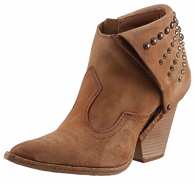 A.S.98 High-Heel-Stiefelette "BELIVE", Abendmode, Ankle-Boots mit Nieten un günstig online kaufen