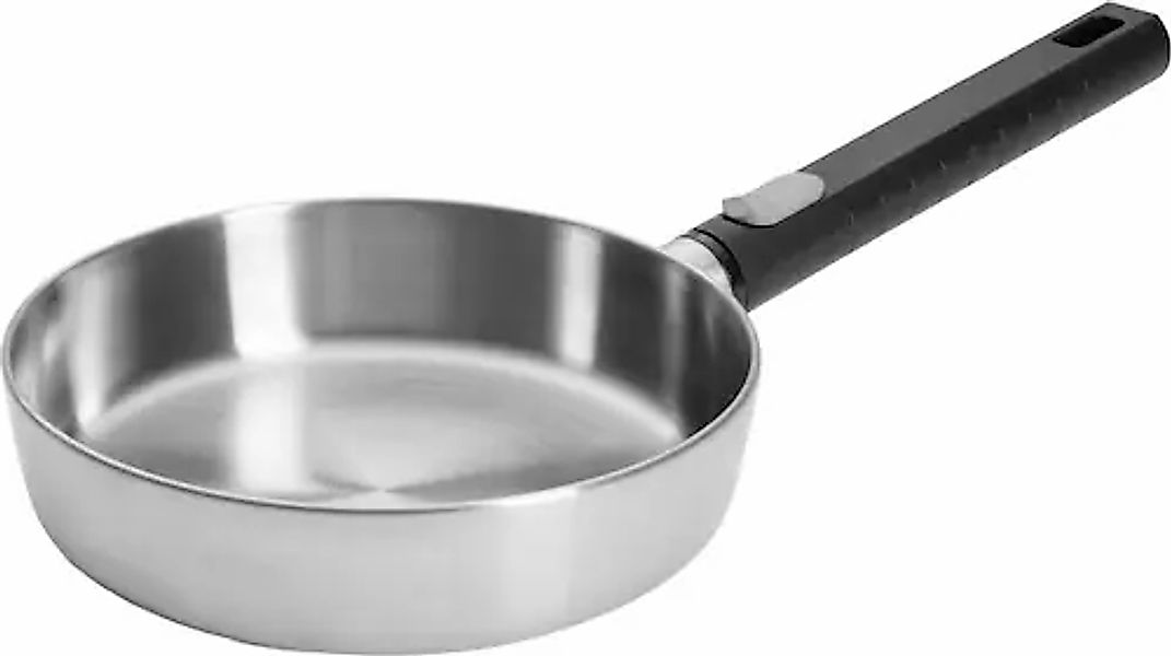 WOLL Bratpfanne »Logic Steel«, Edelstahl 18/10, (1 tlg.), 5-Schicht-Aufbau günstig online kaufen