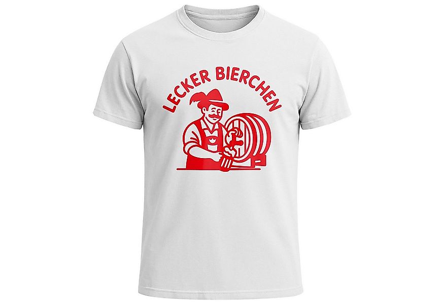 Neverless Print-Shirt Herren T-Shirt Lecker Bierchen Graphic Retro Style Vo günstig online kaufen