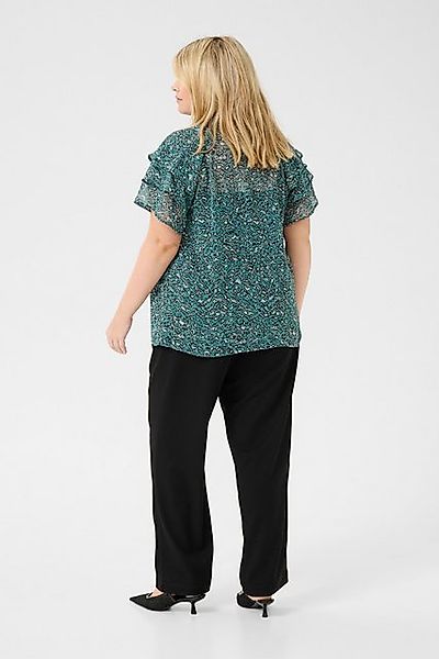 KAFFE Curve Kurzarmbluse Kurzarm-Bluse KCbelia Große Größen günstig online kaufen