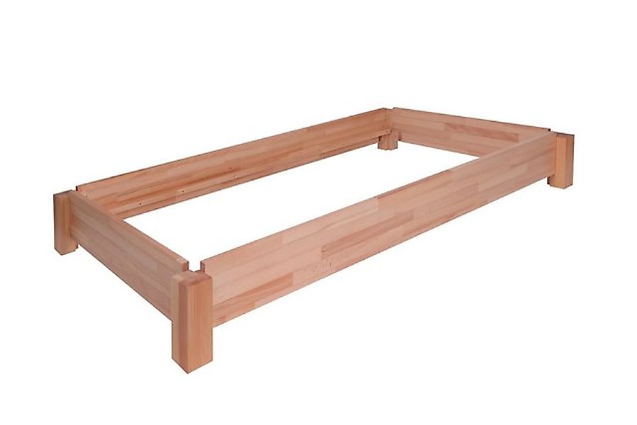 Krok Wood Massivholzbett Stella (stapelbar) in Buche 90x200 cm günstig online kaufen