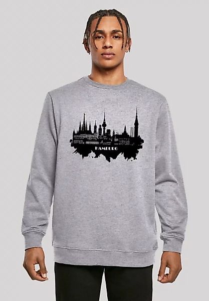 F4NT4STIC Kapuzenpullover Cities Collection - Hamburg skyline Print günstig online kaufen