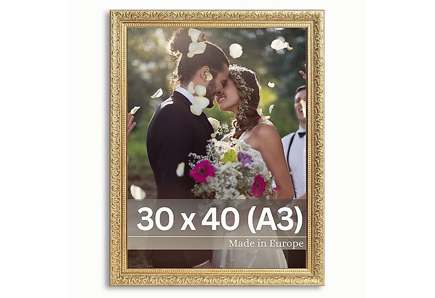 Victor (Zenith) Bilderrahmen Rubens, Bilderrahmen 30x40 cm Grün Gold, Bilde günstig online kaufen