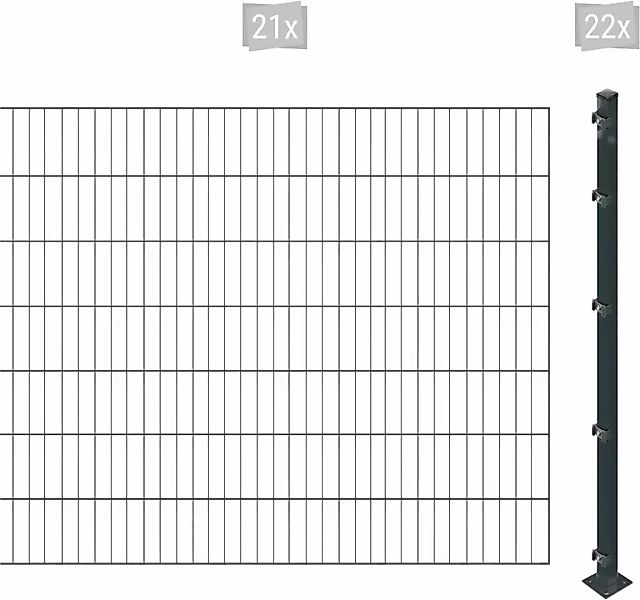 Arvotec Einstabmattenzaun "ESSENTIAL 140 zum Einbetonieren", Zaunhöhe 140 c günstig online kaufen