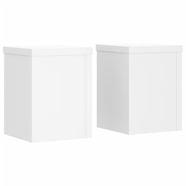 vidaXL Blumenständer Pflanzenständer 2 Stk. Weiß günstig online kaufen