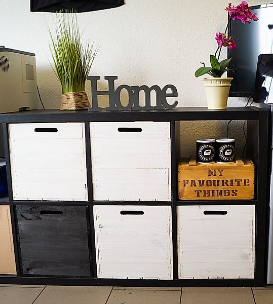 Kistenkolli Altes Land Allzweckkiste 2er set Holzkiste weiß passend für Kal günstig online kaufen