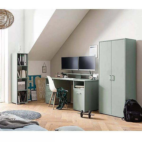 Büromöbel Set 4-teilig NEVERS-80 in grün günstig online kaufen