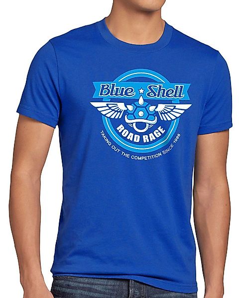 style3 T-Shirt Blue Shell Kart mario günstig online kaufen
