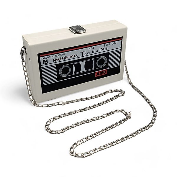 Eyecatcher Handtasche Retro Handtasche Kassette Nostalgie günstig online kaufen