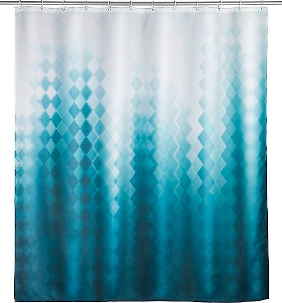 WENKO Duschvorhang "Alara" Breite 180 cm Höhe 200 cm, Batik-Optik günstig online kaufen