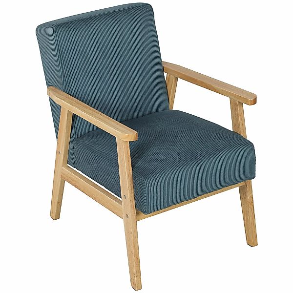 HOMCOM Loungesessel, Einzelsessel, modernes Design des mittleren Jahrhunder günstig online kaufen
