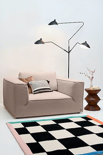 TOM TAILOR HOME Loveseat »BIG CUBE STYLE«, mit bequemen Stegkissen, extra g günstig online kaufen