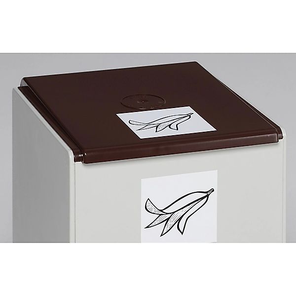 PROREGAL Deckel Für Abfallbehälter Und Wertstoffsammelsystem 60 Liter Kunst günstig online kaufen