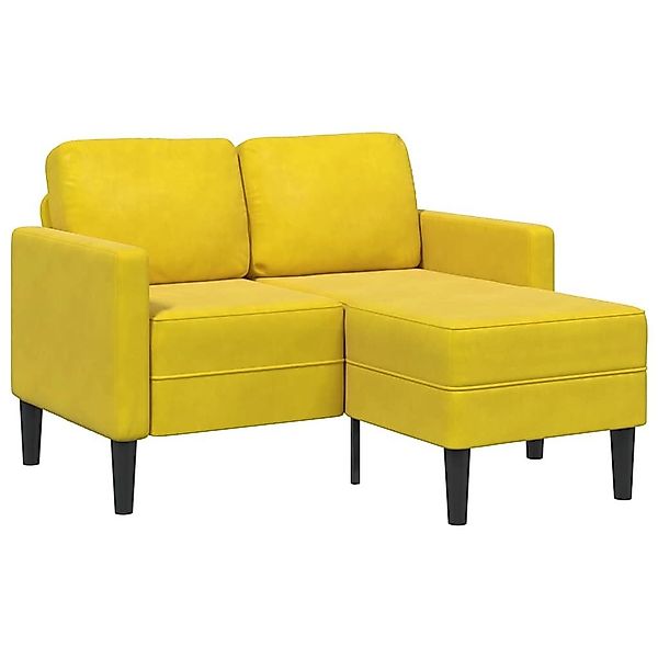 vidaXL Sofa 2-Sitzer-Sofa mit Chaiselongue L-Form günstig online kaufen