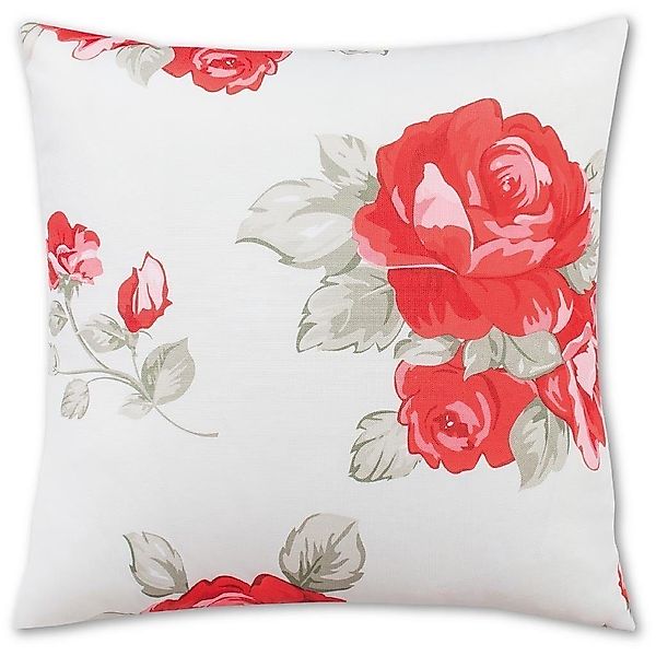 Arsvita Kissenbezüge Dekokissen mit Rosenmotiv, Kissenbezug günstig online kaufen