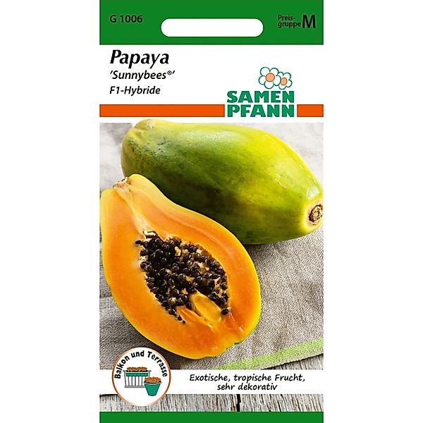 SAMEN PFANN Papaya Sunnybees F1 günstig online kaufen